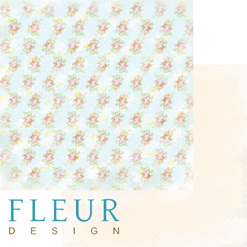 Двусторонний лист бумаги Fleur Design Мальчики "Простор", размер 30,5х30,5 см, 190 гр/м2