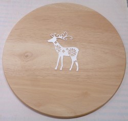 Cutting Deer 1 white designer mother-of-pearl paper 290 gr.