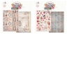 1/2 двустороннего набора бумаги Dream Light Studio "Alice" 6 листов, размер А5, 190 гр/м2