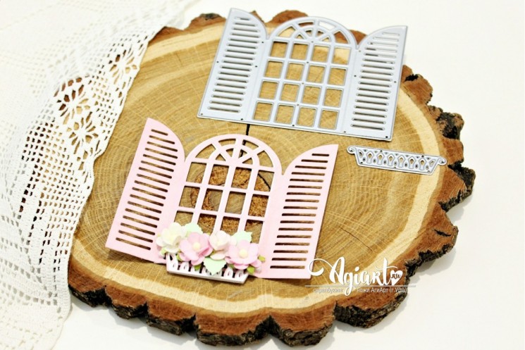 Knives for cutting down "Window with a balcony" from AgiArt