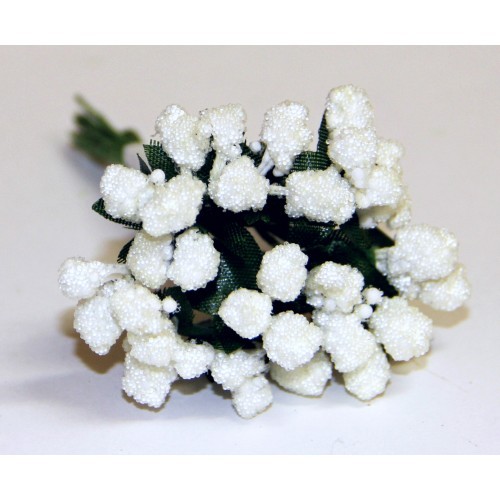 Decorative bouquet Needlework " Cream sugar berries"