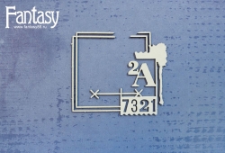 Чипборд Fantasy «Рамка 3180» размер 6,4*5,5 см