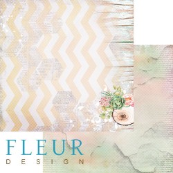 Двусторонний лист бумаги Fleur Design Мой сад "Фактура весны", размер 30,5х30,5 см, 190 гр/м2