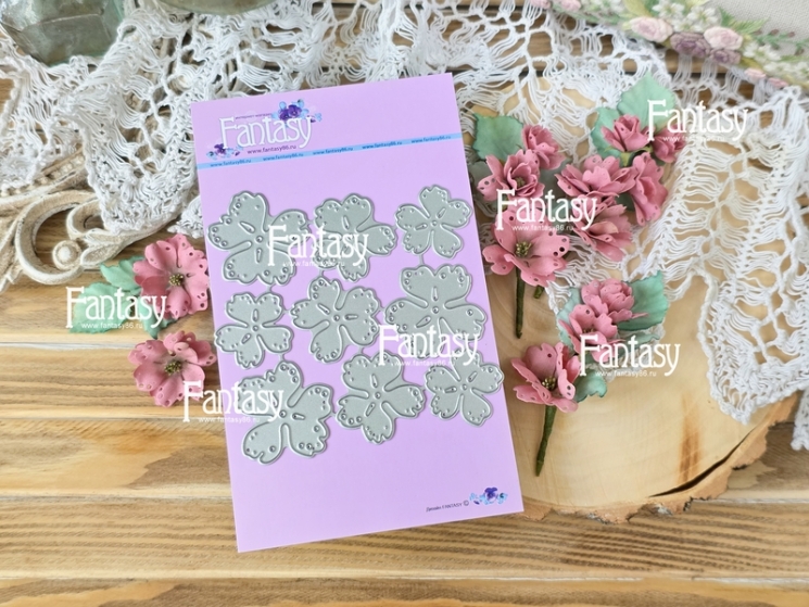 Нож для вырубки Fantasy « Цветы Фрезия 1704»