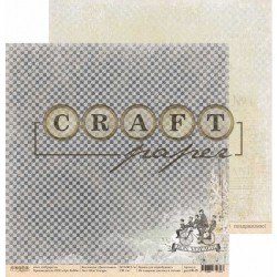 Двусторонний лист бумаги CraftPaper Джентльмен "Bon Voyage" размер 30,5*30,5см, 190гр