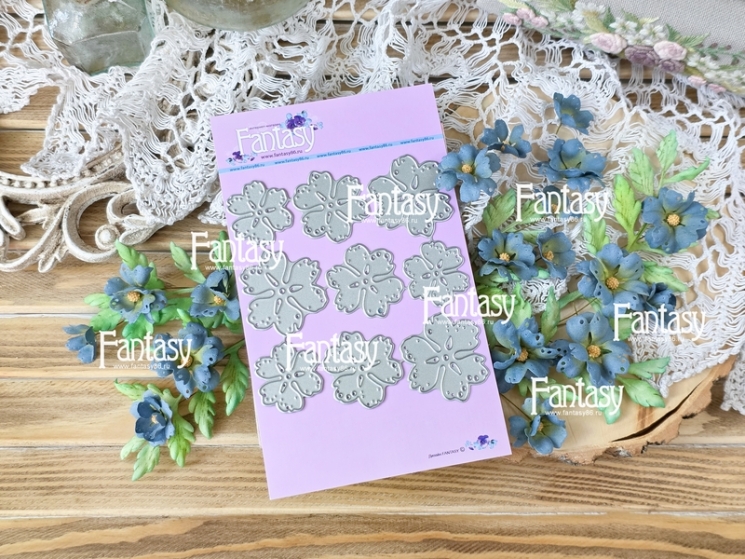 Нож для вырубки Fantasy « Цветы Фрезия 1705» 