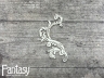 Чипборд Fantasy «Завиток 3299» размер 4,4*8,6 см