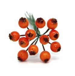 Декоративный букетик Рукоделие "Ягоды оранжевые" 