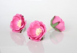 Полиантовая роза "Розовая" размер 4,5 см 1шт