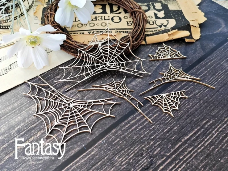 Чипборд Fantasy "Паутина 3841"