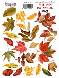 Набор наклеек Fabrika Decoru "Autumn botanical diary №224", 22 шт 