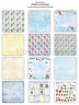 MonaDesign single-sided paper set "Dad and son" 12 sheets, size 30. 5x30. 5 cm, 190 gr/m2