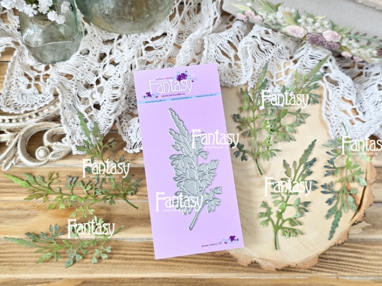 Нож для вырубки Fantasy «Волшебный плющ 1712», размер 4*8,5 см