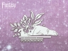 Чипборд Fantasy «Снежные объятия (Спящий мишка) 3037» размер 5,7*8,6 см