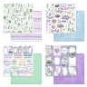 Double-sided set of paper 20x20 cm "Our nest", 12 sheets, 180 g/m2 (ScrapMania)