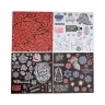 Set of double-sided paper Art Pattern "Strong new year", 18 sheets, size 30. 5x30. 5 cm, 180 g /m2