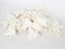Листья кленовые без стебельков "Белые" , размер 3х3 см, 10 шт