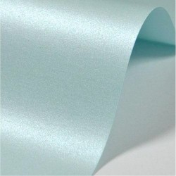 Дизайнерская бумага Голубой перламутр, А4, плотность 125 гр/м2