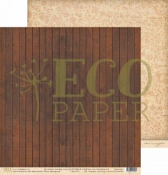 Двусторонний лист бумаги EcoPaper Старые письма "Шкатулка" размер 30,5*30,5см, 250гр