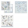 Набор двусторонней бумаги для скрапбукинга Stamperia "Winter Tales" 15,2х15,2 см, 10 листов, 190 гр\м2