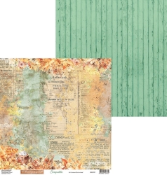Двусторонний лист бумаги Scrapodelie Шепот листопада "Лист 5", размер 30,5х30,5см, 190 гр/м2