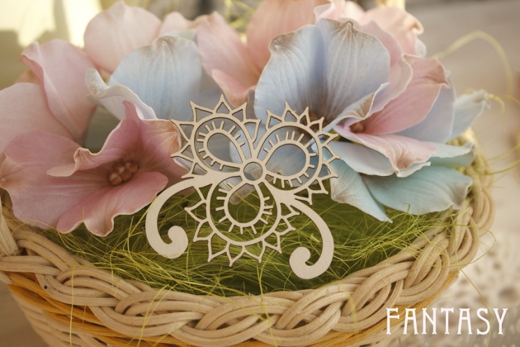 Чипборд Fantasy "Орнамент 243", размер 6*6 см