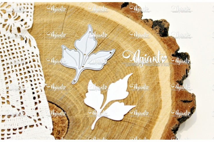 Нож для вырубки "Любимые листики мини" от AgiArt