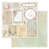Двусторонний набор бумаги 20х20 см "Шебби шарм", 12 листов, 180 гр (ScrapMania)