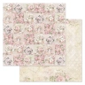Двусторонний набор бумаги 20х20 см "Шебби шарм", 12 листов, 180 гр (ScrapMania)