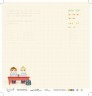 Double-sided sheet of paper Mr. Painter "Sit down, five-3" size 30.5X30.5 cm, 190g/m2