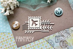 Чипборд Fantasy "Путешествие 839 " размер 10*5,3 см