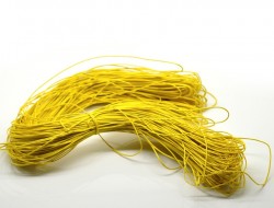 Вощеный шнур 1 мм, цвет Желтый 2, отрез 1 м