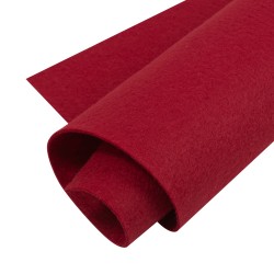 Фетр декоративный "Темно-красный", размер А4,толщина 1 мм, 1 шт