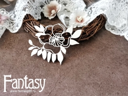 Чипборд Fantasy "Цветок 3517", размер 7*6 см 