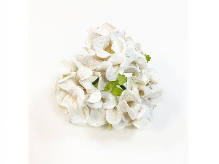 Gardenias "White" size 6cm, 1 piece 