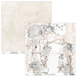 Двусторонний лист бумаги Mintay Papers "Precious Moment №3", размер 30,5Х30,5 см, плотность 250 гр/м2