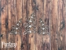 Чипборд Fantasy набор "Багульник приморский 2736", размер 6,4*3,9 см (2 шт), 4,9*3,1 см