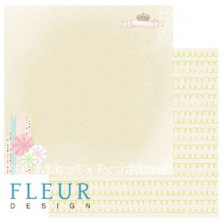 Двусторонний лист бумаги Fleur Design Детская "Сладости", размер 30,5х30,5 см, 190 гр/м2