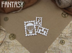 Чипборд Fantasy "Путешествие марки 841 " размер 7*6 см