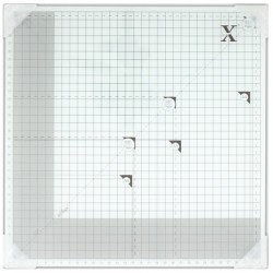 Стеклянный коврик DOCRAFTS XCUT, 33Х33 см