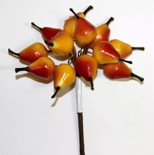 Decorative bouquet "Pears", 12 pcs