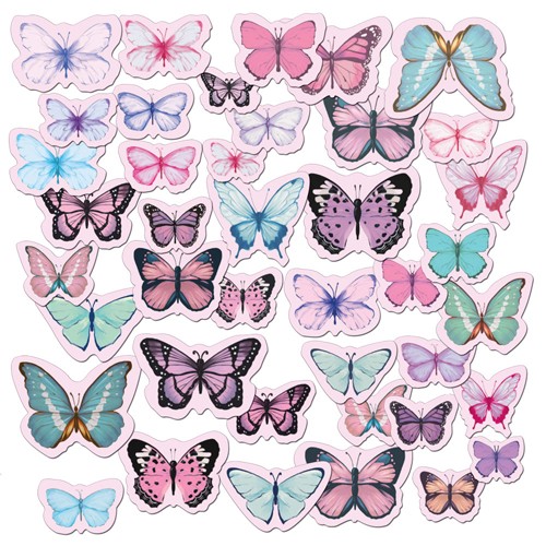 Decorative elements of Mr. Painter "Delicate butterflies", 190 g /sq. m