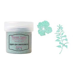 Powder for embossing with glitter Fabrica Decoru, Mint color, 20 g 