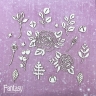 Чипборд Fantasy «Снежные объятия (Зимний набор) 3060» размер от 0,8 см до 7*4,9 см
