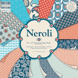 1/3 набора бумаги First Edition "Neroli", 16 листов, размер 30.5х30.5 см, 200г/м2