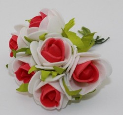 Two-tone foamiran roses 