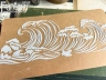 Трафарет Fantasy "Волна", толщина пластика 0,5 мм, размер 10*21 см
