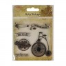 A set of Scrapberry's stamps " Autointazh. Bike ENG", size 10. 5X10. 5 cm 