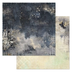 Двусторонний лист "Заколдованные страницы. Готические истории", размер 30*30 см, 180гр (ScrapMania)