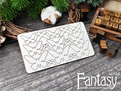 Чипборд FantasyScrap «Набор бабочек 3987», размер от 1,4*1 см до 3,7*2,7 см
